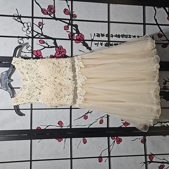 Coya Dresses & Skirts - Coya Collection Jeweled Elegant Mini Dress Size Small